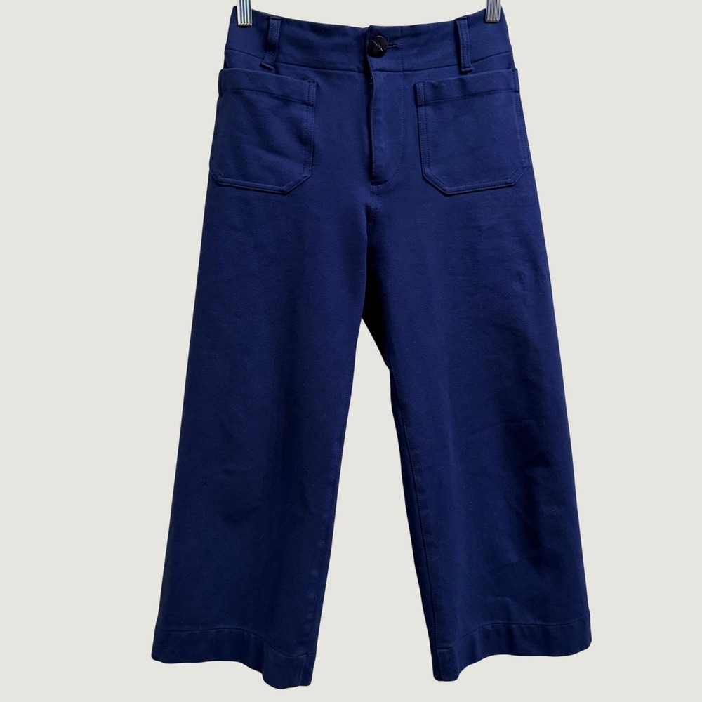 Maeve by Anthropologie The Colette Cropped Wide Leg Pants High-Rise- 25 Petite